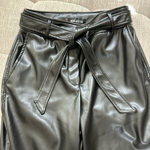 Paper bag Faux Leather Pants